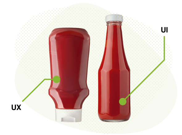 ux of ketchup bottles