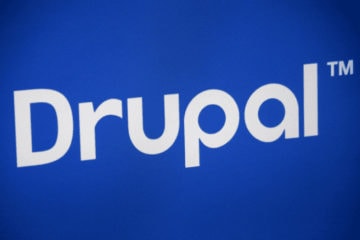 drupal logo blog header