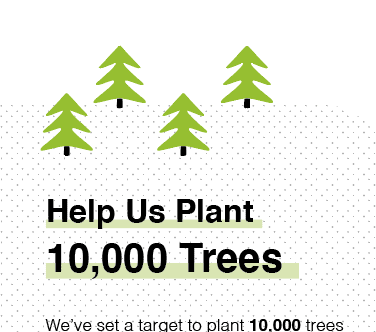 10,000 trees