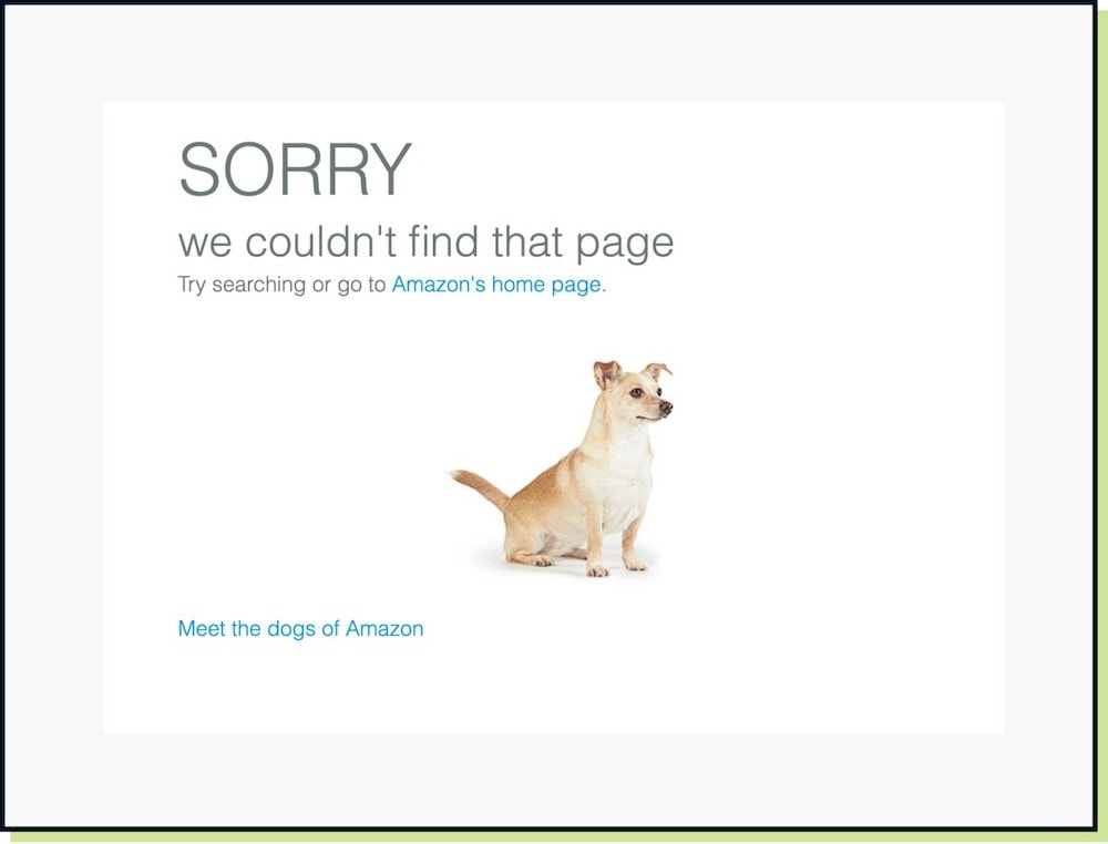 Amazon 404 Page