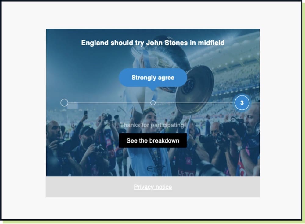 Example From The BBC Website